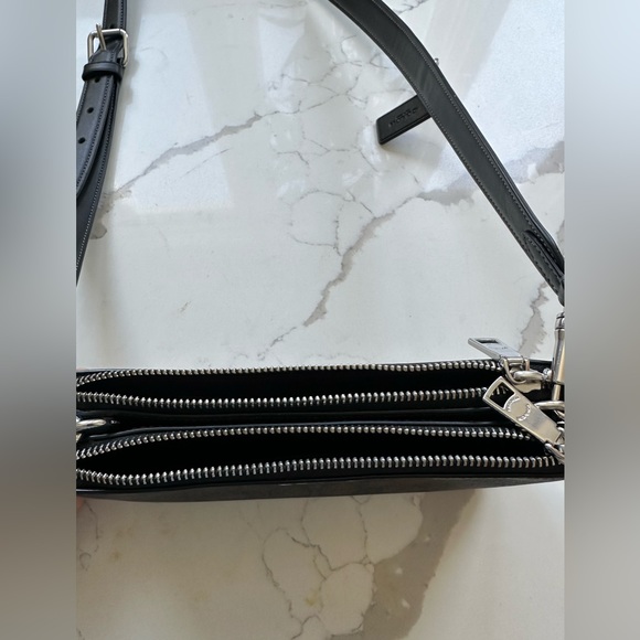 Double Zip Crossbody In Signature Canvas crossbody - Picture 6 of 13